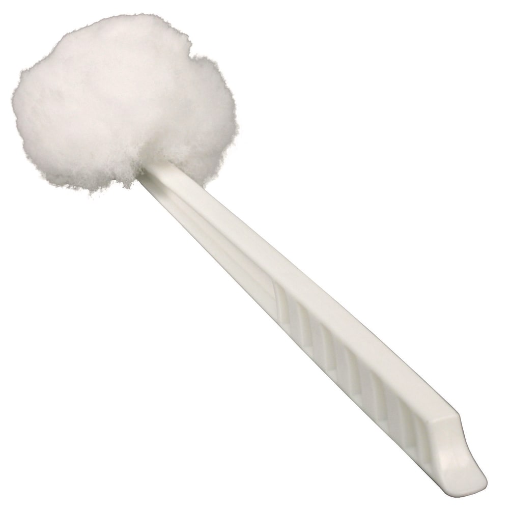 Impact Deluxe Toilet Bowl Mop, 10in Handle, 4.5in Mop Head, White, 25/Carton MPN:20425-91