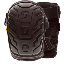 Impacto 868-00 Knee Pad Gelite Hard Shell Textured Cover Gel Insert Dual Straps Button Closure 86800000000