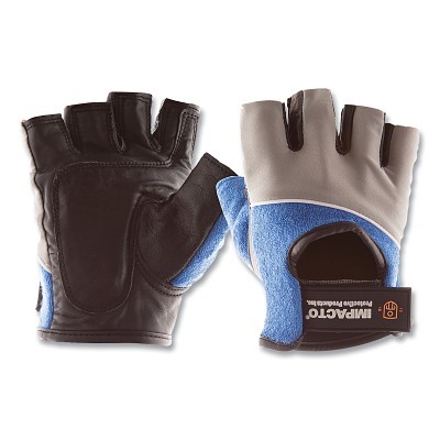 400-00 Xs Impact Gel Black Leath 1/2 Finger MPN:40000110010