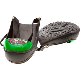 Impacto TOES2GO Lrg 13-16 Steel Toe Cap Flexible & Pliable PVC Overshoes 100 Waterproof T2GUL