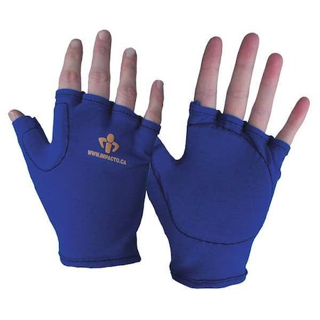 Impact Glove, XL, Bl/Yllw, Fingerless, Right MPN:50220110052