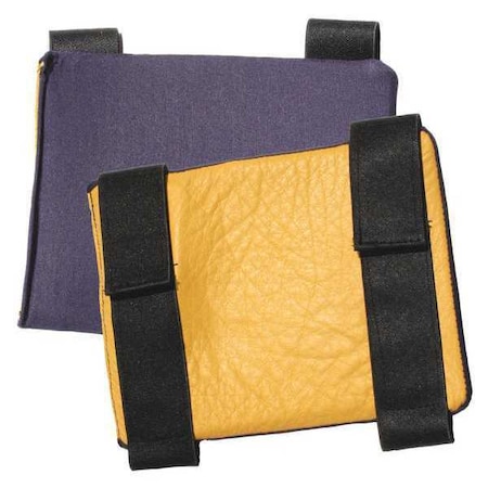 Knee Pad, Non-marring, Foam, Plastic Pad, Leather Cap, hook-and-loop Closure, 2 Straps, Universal MPN:803-20