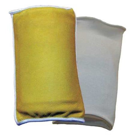 Elbow Sleeve, Foam, Grain Leather, Polyester, VEP, Pull-Over, Tan, White, Size L MPN:806-20L