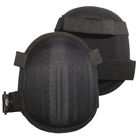 Knee Pad Inserts, Soft, Gel Pad, Ballistic Nylon Cap, hook-and-loop Closure, 1 Straps, Black MPN:863-00