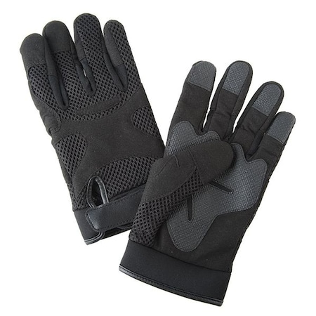 Anti-Vibration Gloves, S, Black, PR MPN:9CK47