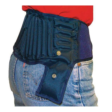 Back Support, Blue, Neoprene, Nylon, M MPN:DIPBLUEM