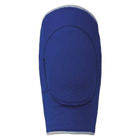 Knee Pad, Non-marring, Plastic Pad, Fabric Cap, pull On Closure, 1 Straps, Blue, White, Universal MPN:ER800