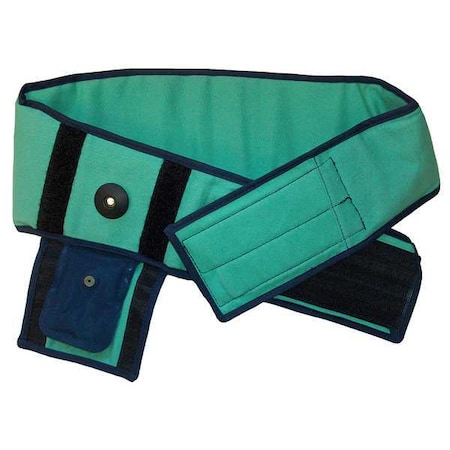 Fire-Resistant Back Support, Green, L MPN:SPFRL