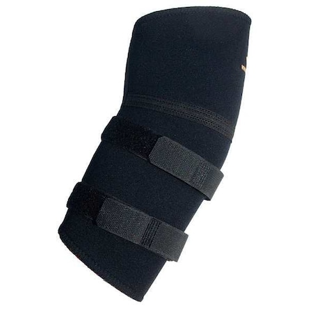 Elbow Support, Fabric, Pull-Over w/Strap, Black, Size L MPN:TS22840