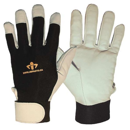 Anti-Vibration Gloves, Leather, L, PR MPN:US41340