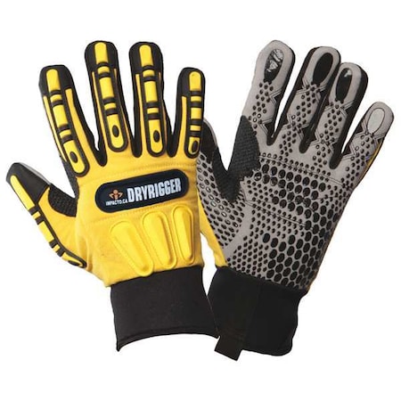 Mechanics Gloves, Impact Protection, S, PR MPN:WGRIGGS