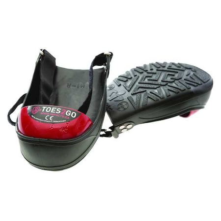 Steel Toe Cap Overshoe Red Toe Med M8-13 W10-13 MPN:T2GUM