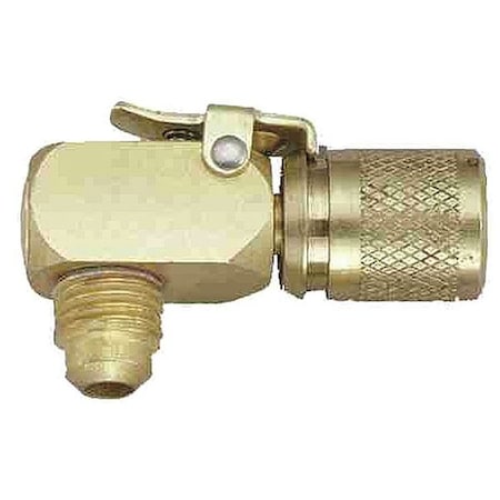 Quick Coupler, Low Loss, 1/4 In MxF, 90 Deg MPN:17-C