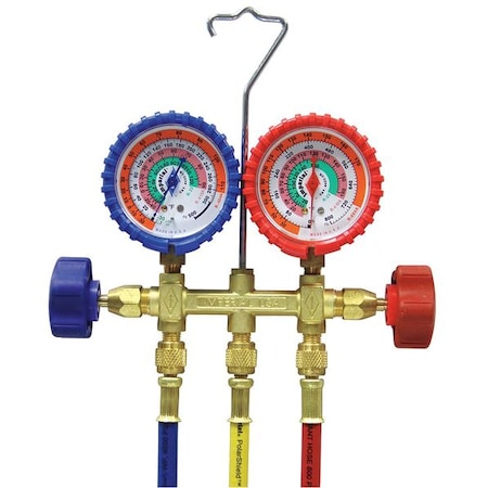 Mechanical Manifold Gauge Set, 2-Valve MPN:443-C