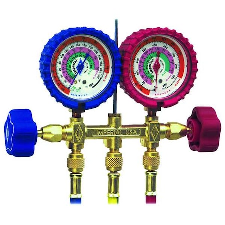Mechanical Manifold Gauge Set, 2-Valve MPN:496-C