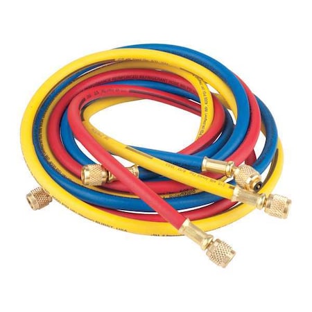 Manifold Hose Set, 72 In, Red, Yellow, Blue MPN:806-MRS