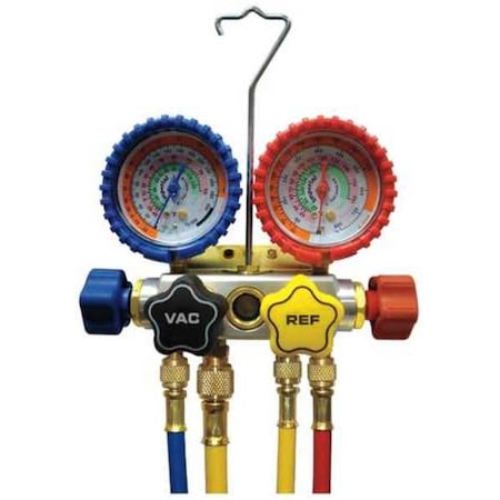 Mechanical Manifold Gauge Set, 4-Valve MPN:846-CS