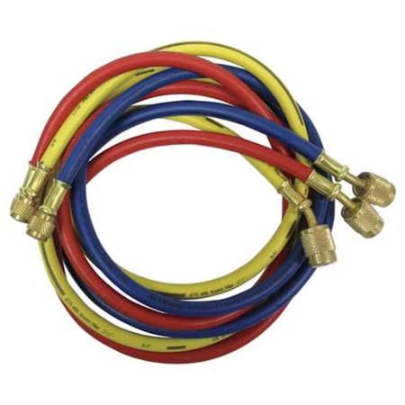 Manifold Hose Set, 60 In, Red, Yellow, Blue MPN:905-MRS