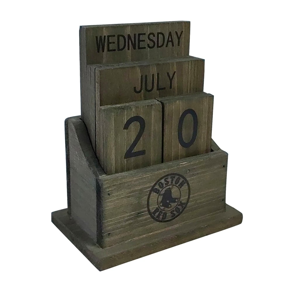 Imperial MLB Wood Block Calendar, Boston Red Sox MPN:IMP 662-2003