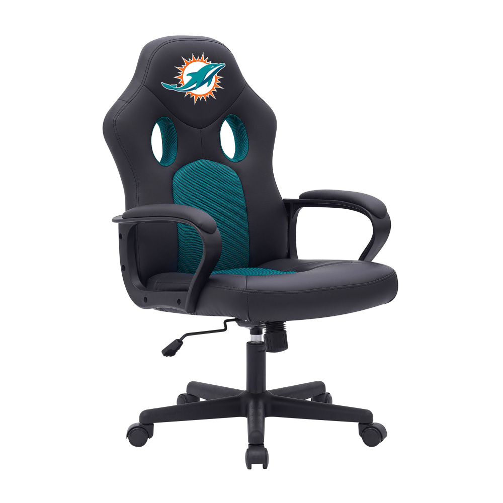 Imperial NFL Vision Faux Leather/Mesh High-Back Computer Gaming Chair, Miami Dolphins MPN:IMP 855-1008