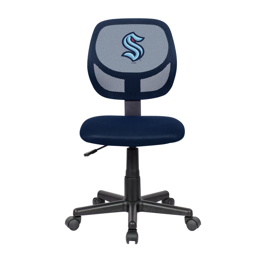 Imperial NHL Mesh Mid-Back Armless Task Chair, Seattle Kraken MPN:IMP 496-4033