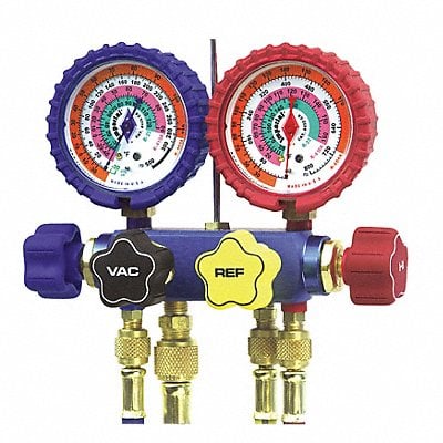 Mechanical Manifold Gauge Set 4-Valve MPN:644-C