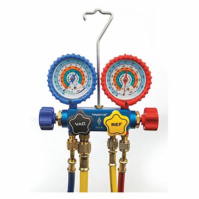 Mechanical Manifold Gauge Set 4-Valve MPN:651-C