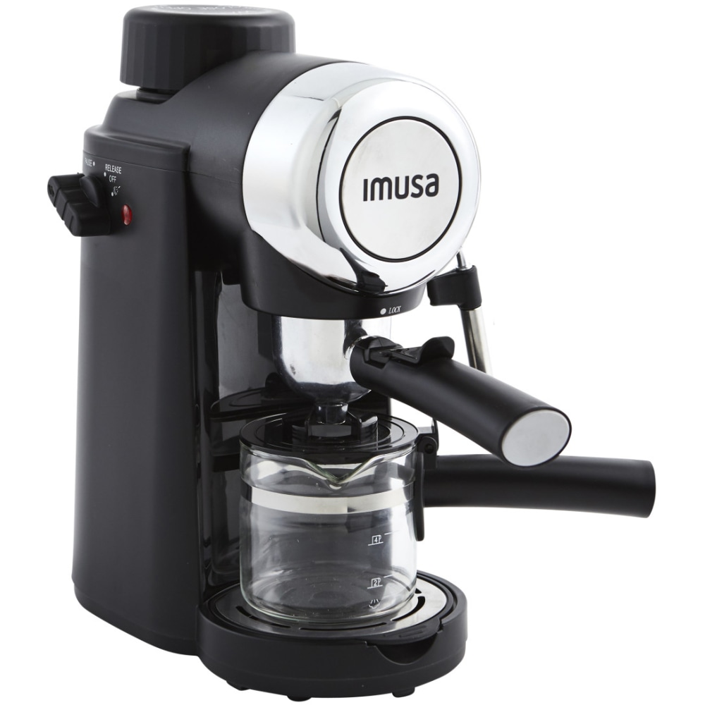 IMUSA 4-Cup Espresso/Cappuccino Maker, Black MPN:GAU18217