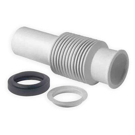 Flexible Discharge Tube, Plastic, White MPN:FDT-00