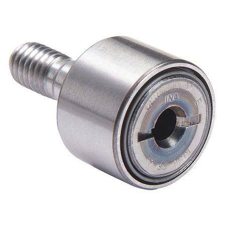 Double Sealed Track Roller, Crowned Stud, Alloy Steel, 19 mm Dia, 11 mm Wd MPN:KR19-PP-A