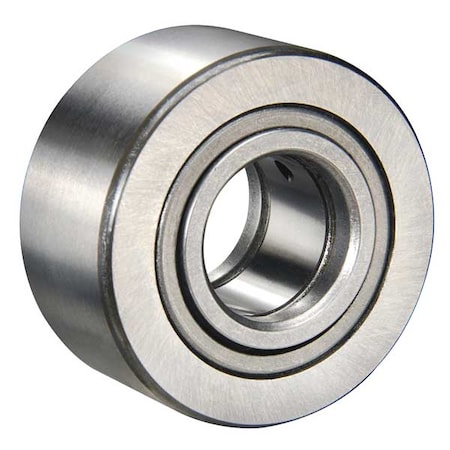 Double Sealed Track Roller, Crowned Stud, Alloy Steel, 47 mm Dia, 24 mm Wd MPN:NUKR47-A