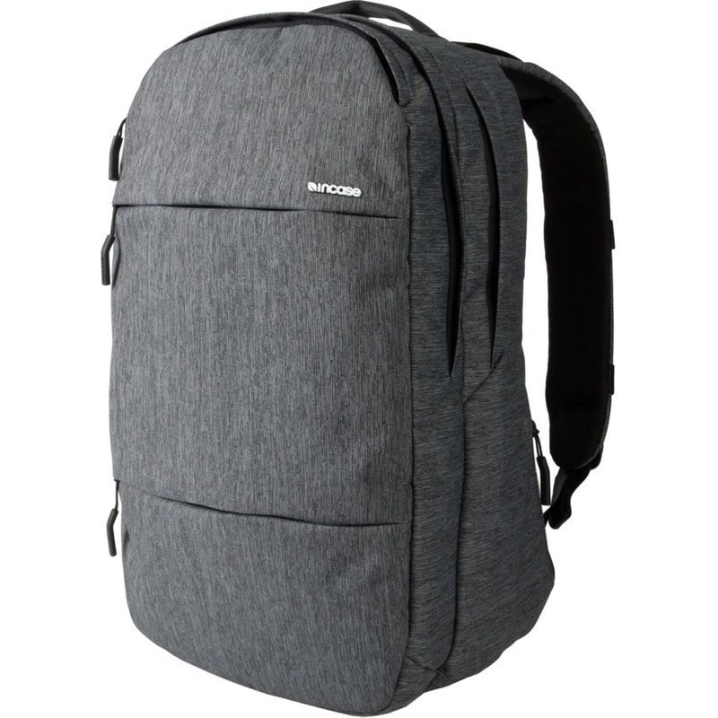 Incase Designs City - Notebook carrying backpack - 17in - gunmetal gray, black heather MPN:CL55569