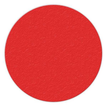 Large Circle Workplace Floor Organization Marker Vinyl Film Red, 6
