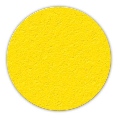 Small Circle 5S Workplace Floor Organization Marker Vinyl Film Yellow, 3