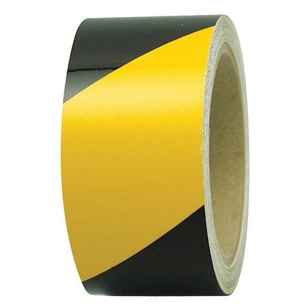 Hazard Engineer Grade Reflective Tape Yellow/Black, 2