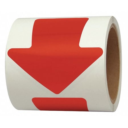 Arrow Marking Tape Vinyl Red, 4