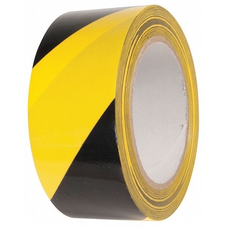 Hazard Warning Conformable Tape Vinyl Yellow/Black, 2