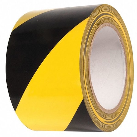 Hazard Warning Conformable Tape Vinyl Yellow/Black, 3