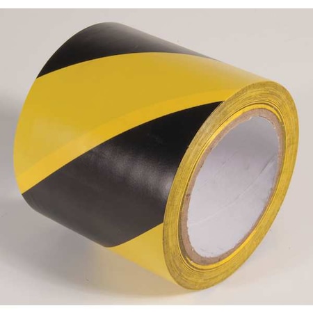 Hazard Warning Conformable Tape Vinyl Yellow/Black, 4