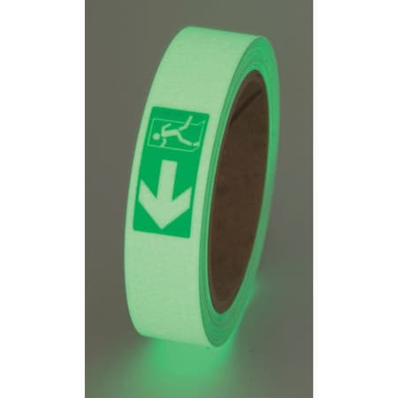 Glow-in-the-Dark Marking Tape, Exit Left MPN:GT130EXL