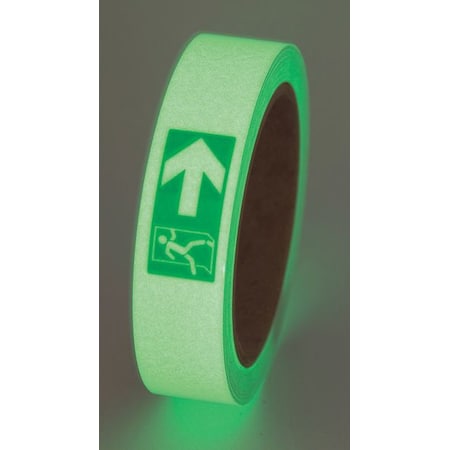 Glow-in-the-Dark Marking Tape, Exit Right MPN:GT130EXR