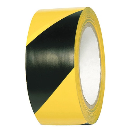 Hazard Marking Tape, Yl/Blk, 2
