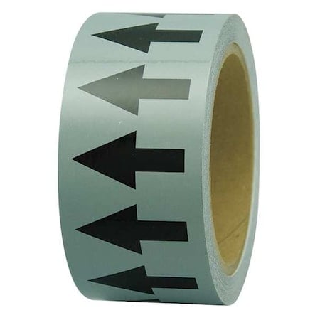 Arrow Tape, Gray, 1in W, 108ft Roll L MPN:PMA157