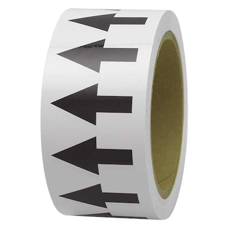 Arrow Tape, Black/White, 1 In. W, PMA159 MPN:PMA159