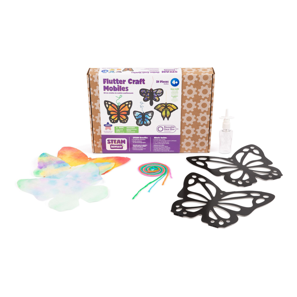 Roylco Flutter Craft Mobiles, 21 Pieces MPN:R-20312