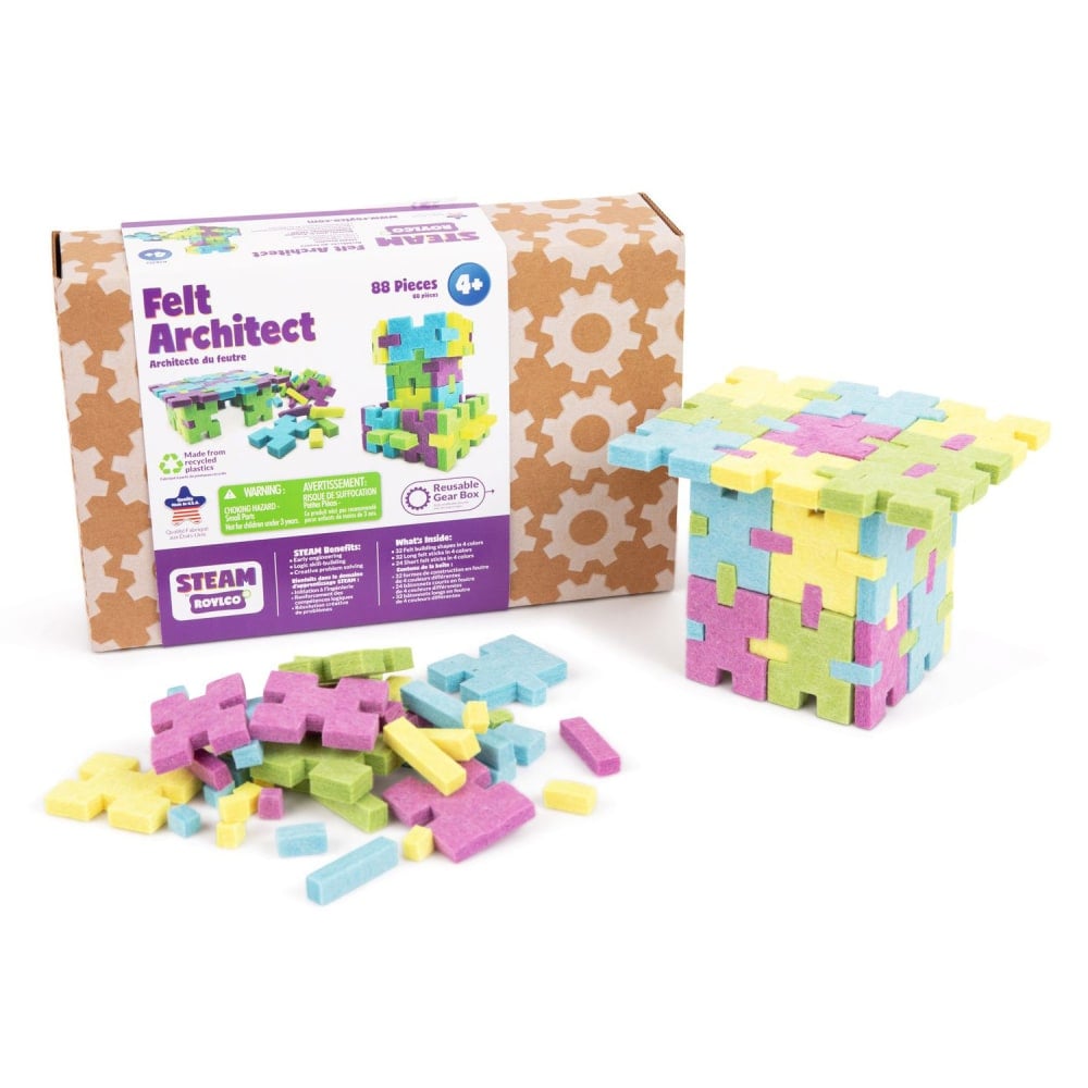Roylco Felt Architect, 88 Pieces MPN:R-20313