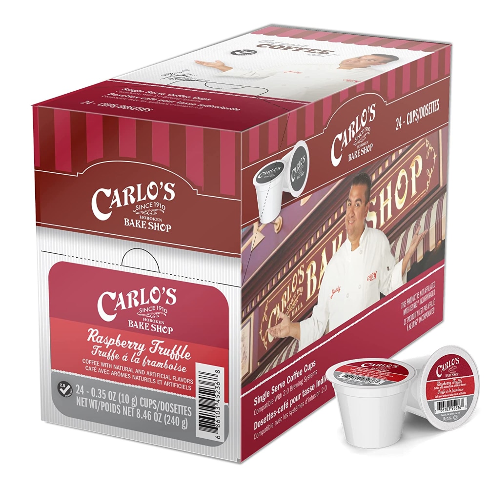 Cake Boss Single-Serve K-Cup Coffee, Raspberry Truffle, Box Of 24 Pods MPN:SNCB5236