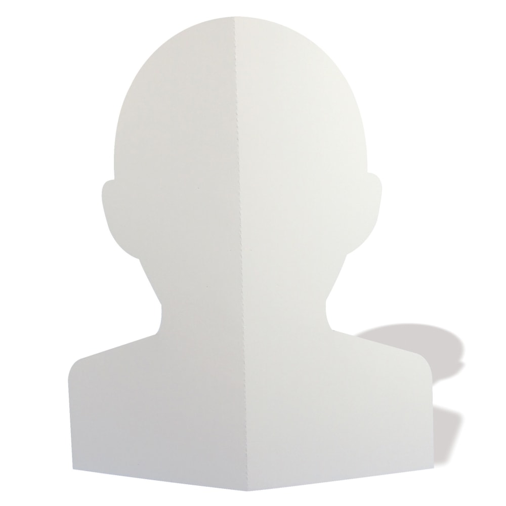 Roylco Stand Up Self Portrait Kit, White, Pack Of 40 Portraits MPN:R-52095