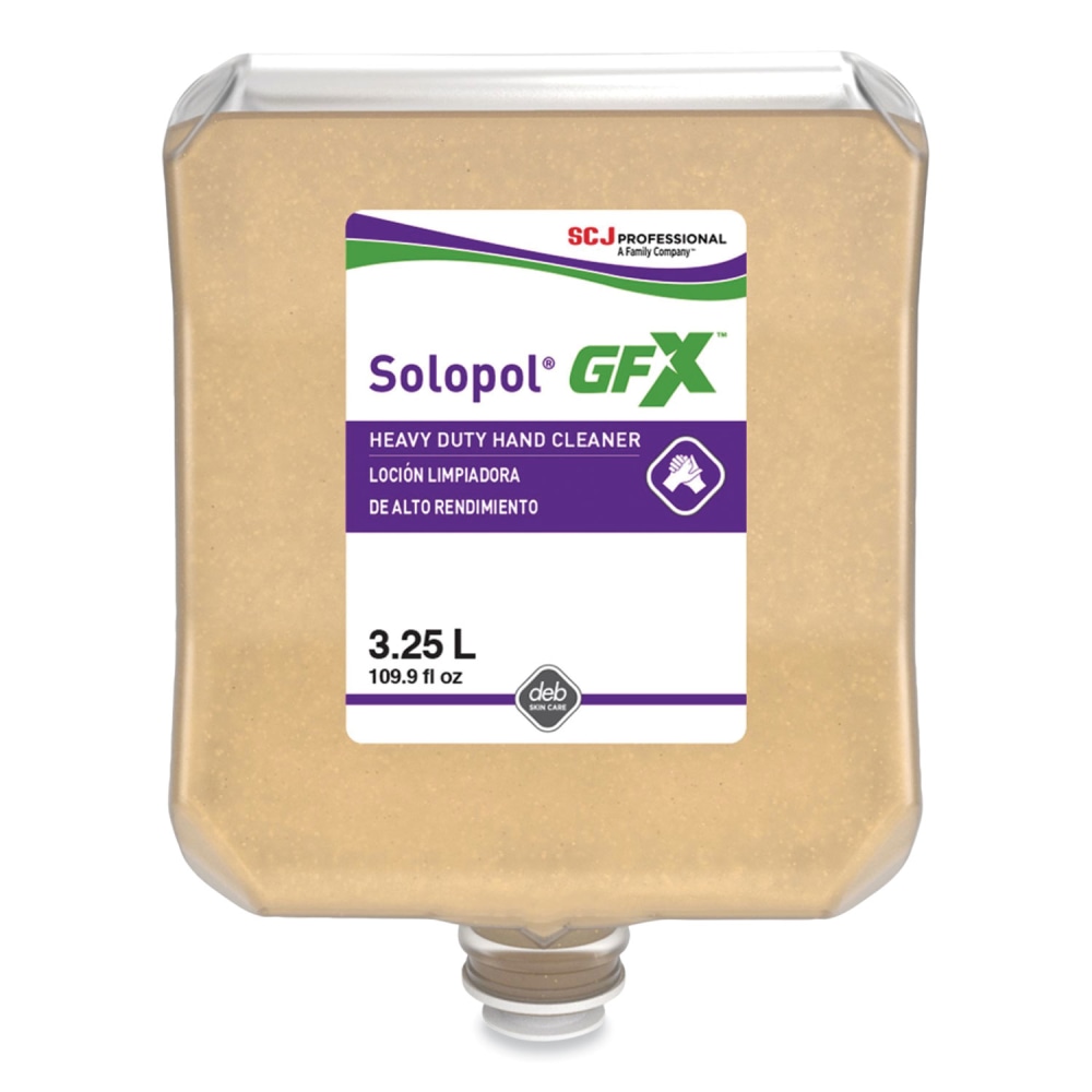 SC Johnson Professional Solopol GFX Heavy Duty Hand Cleaner Refill, Citrus Scent, 3.25 L, 2/Carton MPN:GPF3LNA