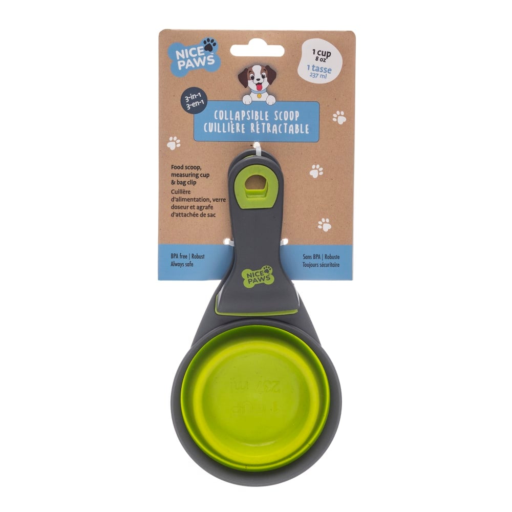 Nice Paws 3-in-1 Collapsible Scoop, Green MPN:NP20340